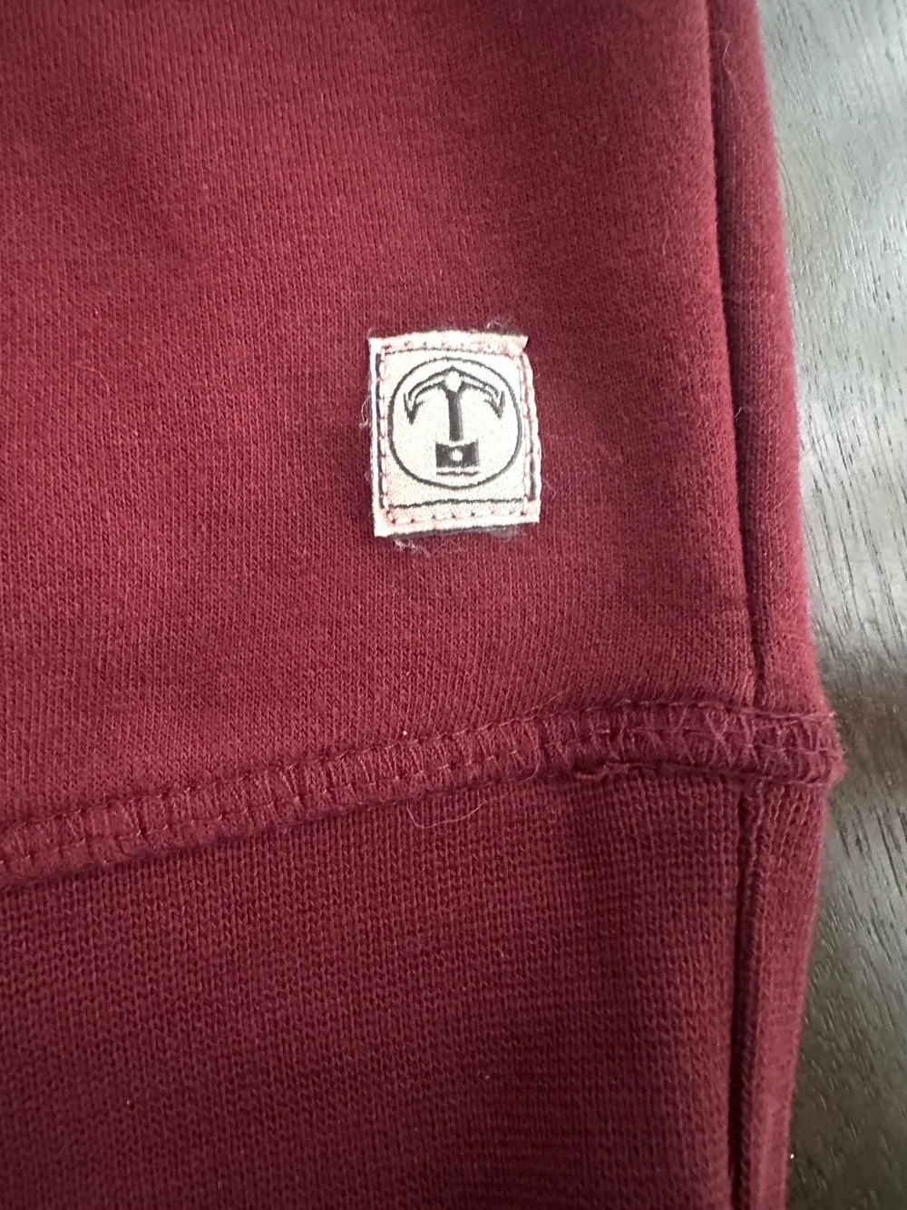 Men’s Iron & Resin Maroon Burgundy Crewneck Sweatshirt XL Flawless - Picture 3 of 7